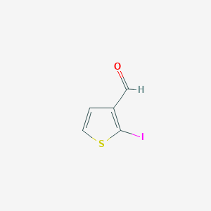 molecular formula C5H3IOS B100671 2-Iodothiophene-3-carbaldehyde CAS No. 18812-40-3