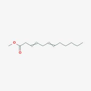 molecular formula C13H22O2 B100680 Methyl dodeca-3,6-dienoate CAS No. 16106-01-7