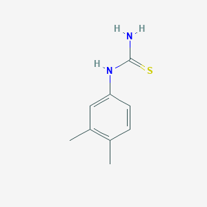 molecular formula C9H12N2S B100690 (3,4-二甲基苯基)硫脲 CAS No. 16738-18-4