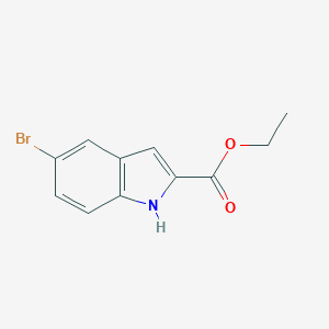 molecular formula C11H10BrNO2 B100692 5-溴-1H-吲哚-2-羧酸乙酯 CAS No. 16732-70-0