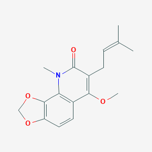 molecular formula C17H19NO4 B100717 石杉碱 CAS No. 17232-50-7