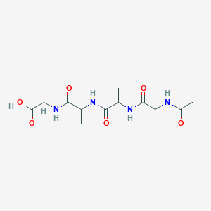 molecular formula C14H24N4O6 B100728 乙酰丙氨酰-丙氨酰-丙氨酰-丙氨酸 CAS No. 15483-58-6