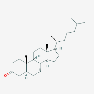 molecular formula C27H44O B100744 5α-胆甾-7-烯-3-酮 CAS No. 15459-85-5