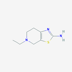 molecular formula C8H13N3S B100757 5-乙基-4,5,6,7-四氢噻唑并[5,4-c]吡啶-2-胺 CAS No. 17899-49-9