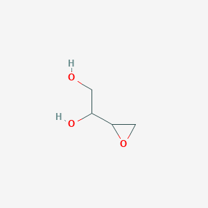 molecular formula C4H8O3 B100865 (1,2-二羟乙基)环氧乙烷 CAS No. 17177-50-3