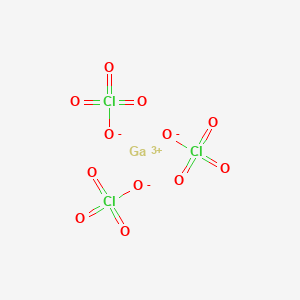 molecular formula Ga(ClO4)3<br>Cl3GaO12 B100870 高氯酸镓 CAS No. 17835-81-3