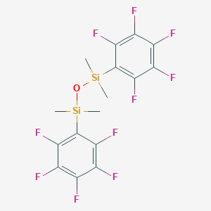 B100879 Disiloxane, 1,1,3,3-tetramethyl-1,3-bis(pentafluorophenyl)- CAS No. 19091-32-8