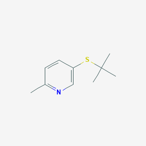 B100899 2-Picoline, 5-(tert-butylthio)- CAS No. 18794-44-0