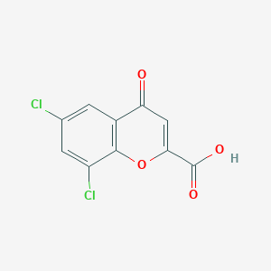 molecular formula C10H4Cl2O4 B100909 6,8-二氯色酮-2-羧酸 CAS No. 16722-38-6