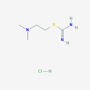molecular formula C5H15Cl2N3S B100930 2-(二甲氨基)乙基氨基硫代氨酸二盐酸盐 CAS No. 16111-27-6
