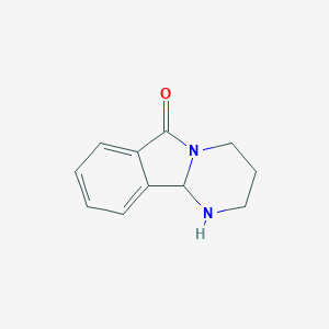 molecular formula C11H12N2O B100940 1,3,4,10b-四氢吡啶并[2,1-a]异吲哚-6(2H)-酮 CAS No. 18440-63-6