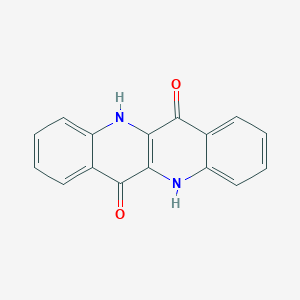 molecular formula C16H10N2O2 B100959 5,11-二氢喹啉并[3,2-b]喹啉-6,12-二酮 CAS No. 17352-37-3