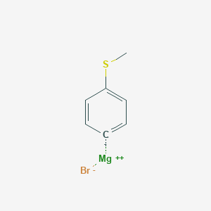 molecular formula C7H7BrMgS B100981 4-Thioanisolemagnesium bromide CAS No. 18620-04-7