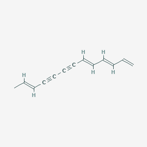 molecular formula C13H12 B101013 (E,E,E)-1,3,5,11-十三四烯-7,9-二炔 CAS No. 17091-00-8
