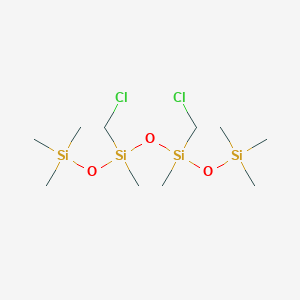 molecular formula C10H28Cl2O3Si4 B101017 3,5-双(氯甲基)八甲基四硅氧烷 CAS No. 17988-79-3