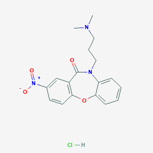 molecular formula C18H20ClN3O4 B101019 硝氮杂卓林盐酸盐 CAS No. 16398-39-3