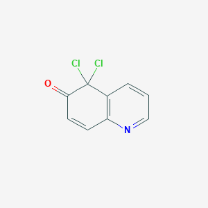 molecular formula C9H5Cl2NO B101047 5,5-Dichloroquinolin-6(5H)-one CAS No. 16100-81-5
