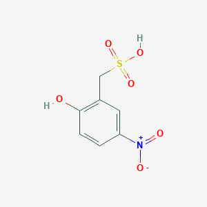 molecular formula C7H7NO6S B101054 2-Hydroxy-5-nitro-alpha-toluenesulfonic acid CAS No. 18690-42-1