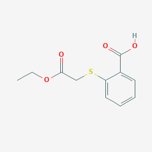 molecular formula C11H12O4S B101086 2-((2-乙氧基-2-氧代乙基)硫基)苯甲酸 CAS No. 18926-41-5