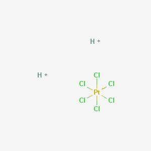 molecular formula Cl6H2Pt B101097 六氯铂酸 CAS No. 16941-12-1