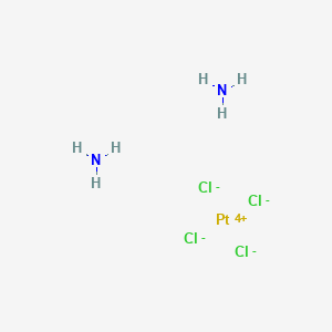 molecular formula Cl4H6N2Pt B101122 四氯铂酸二氨合铂 CAS No. 16893-05-3