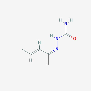 B101132 [(Z)-[(E)-Pent-3-en-2-ylidene]amino]urea CAS No. 16983-59-8