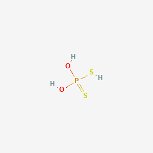 molecular formula H3O2PS2 B101149 二硫代磷酸 CAS No. 15834-33-0