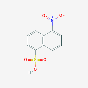 molecular formula C10H7NO5S B101150 5-Nitronaphthalene-1-sulphonic acid CAS No. 17521-00-5