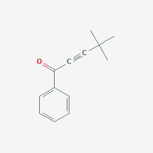 molecular formula C13H14O B101168 4,4-Dimethyl-1-phenyl-pent-2-yn-1-one CAS No. 17475-11-5