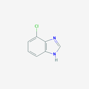 molecular formula C7H5ClN2 B101172 7-氯-1H-苯并[d]咪唑 CAS No. 16931-35-4