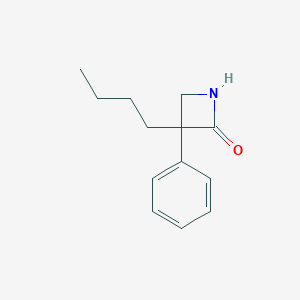 molecular formula C13H17NO B101181 3-Butyl-3-phenyl-2-azetidinone CAS No. 17719-30-1