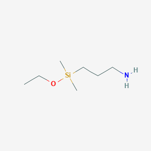 molecular formula C7H19NOSi B101185 1-丙胺，3-(乙氧基二甲基甲硅烷基)- CAS No. 18306-79-1