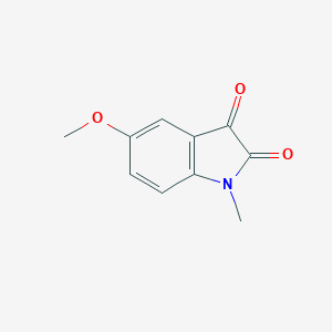 molecular formula C10H9NO3 B101212 5-甲氧基-1-甲基吲哚啉-2,3-二酮 CAS No. 16077-09-1