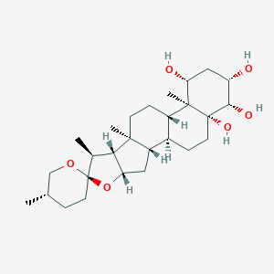 molecular formula C27H44O6 B101235 元参皂苷 B CAS No. 17934-59-7