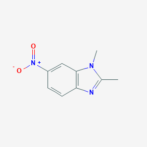 molecular formula C9H9N3O2 B101268 1,2-dimethyl-6-nitro-1H-benzimidazole CAS No. 19492-66-1