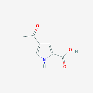 molecular formula C7H7NO3 B101270 4-acetyl-1H-pyrrole-2-carboxylic Acid CAS No. 16168-93-7