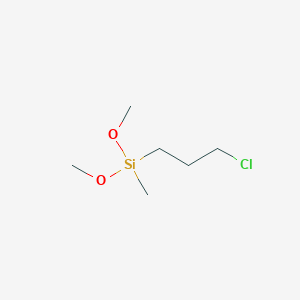 molecular formula C6H15ClO2Si B101277 3-氯丙基甲基二甲氧基硅烷 CAS No. 18171-19-2