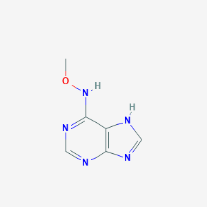 molecular formula C6H7N5O B101304 N(6)-甲氧基腺嘌呤 CAS No. 17124-24-2