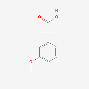 molecular formula C11H14O3 B101306 2-(3-Methoxyphenyl)-2-methylpropanoic acid CAS No. 17653-94-0