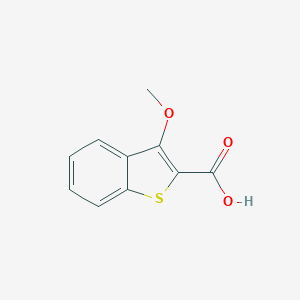 molecular formula C10H8O3S B101319 3-Methoxybenzo[b]thiophene-2-carboxylic acid CAS No. 19354-50-8