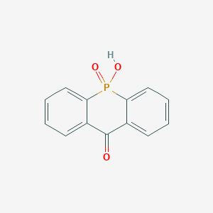 molecular formula C13H9O3P B101325 5-Hydroxy-5-oxoacridophosphin-10-one CAS No. 18593-26-5