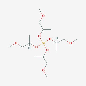 molecular formula C16H36O8Si B101333 四（1-甲氧基-2-丙氧基）硅烷 CAS No. 18407-95-9