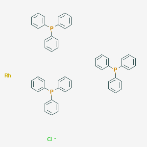 molecular formula C54H45ClP3Rh- B101334 氯三(三苯基膦)铑(I) CAS No. 16592-65-7
