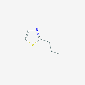 molecular formula C6H9NS B101342 2-Propylthiazole CAS No. 17626-75-4