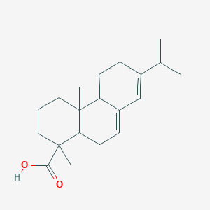 molecular formula C20H30O2 B101360 Abieta-7,13-dien-18-oic acid CAS No. 17817-95-7