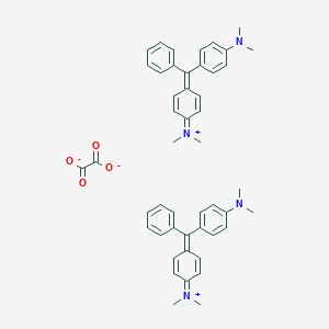 B101394 [4-[[4-(Dimethylamino)phenyl]-phenylmethylidene]cyclohexa-2,5-dien-1-ylidene]-dimethylazanium;oxalate CAS No. 18015-76-4