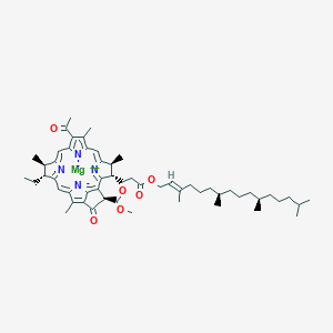 molecular formula C55H74MgN4O6 B101401 Bacteriochlorophyll CAS No. 17499-98-8