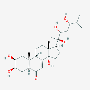 molecular formula C27H44O7 B101409 蝶甾酮 CAS No. 18089-44-6