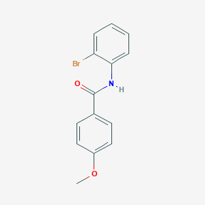 molecular formula C14H12BrNO2 B101410 N-(2-bromophenyl)-4-methoxybenzamide CAS No. 349614-89-7