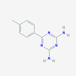 molecular formula C10H11N5 B101434 2,4-Diamino-6-(4-methylphenyl)-1,3,5-triazine CAS No. 19338-12-6